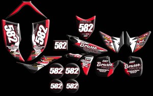 custom motocross graphics, pre-printed shrouds, motocross full kits, graphics kit, dirtbike shrouds, atv graphics kit