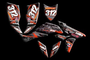 custom motocross graphics, pre-printed shrouds, motocross full kits, graphics kit, dirtbike shrouds, atv graphics kit