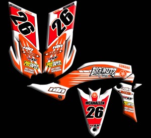 custom motocross graphics, pre-printed shrouds, motocross full kits, graphics kit, dirtbike shrouds, atv graphics kit