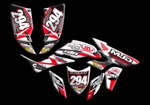 custom motocross graphics, pre-printed shrouds, motocross full kits, graphics kit, dirtbike shrouds, atv graphics kit