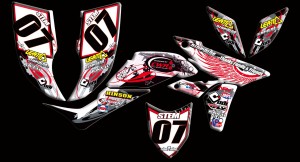 custom motocross graphics, pre-printed shrouds, motocross full kits, graphics kit, dirtbike shrouds, atv graphics kit