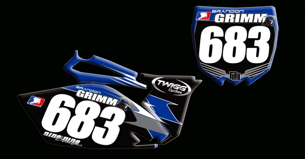 Yamaha 2010 Yz250f number plates