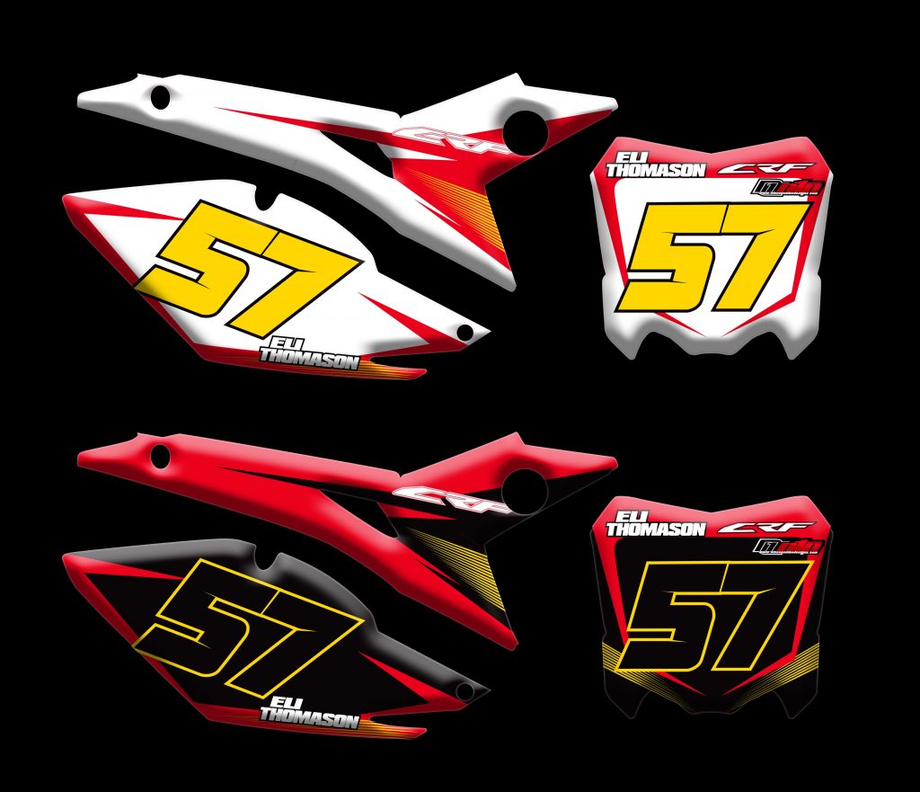 Honda Crf number plates