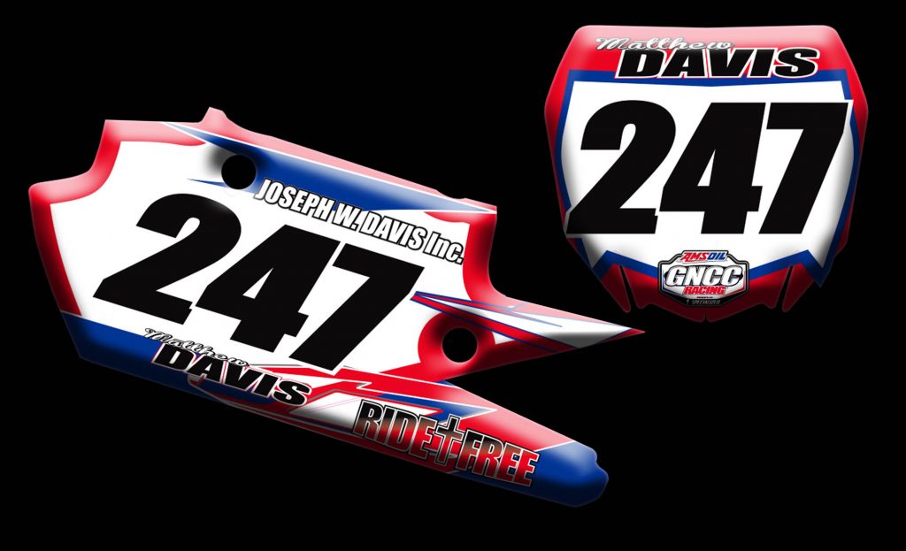 Yamaha 2020 Yz250f Number plates 