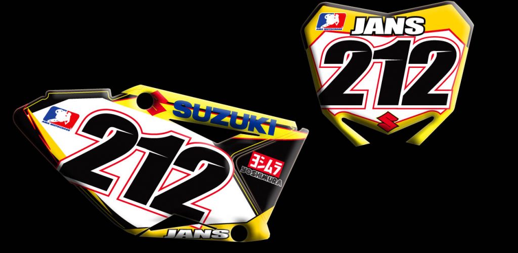 Suzuki 2013 Rmz450 Number Plates 