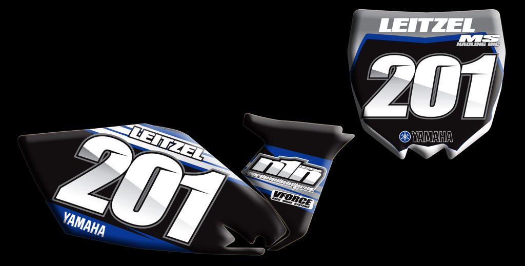 Yamaha 2013 Yz250f number plates