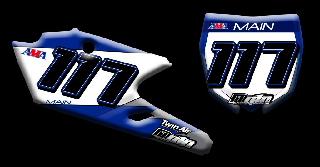 Yamaha 2017 Yz450f number plates