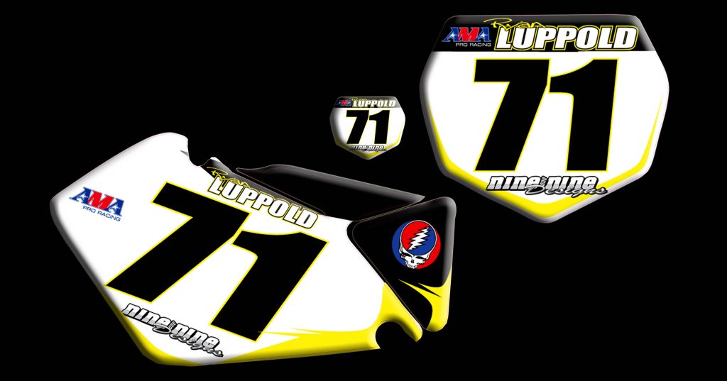 Suzuki Rm250 2-stroke Number Plates