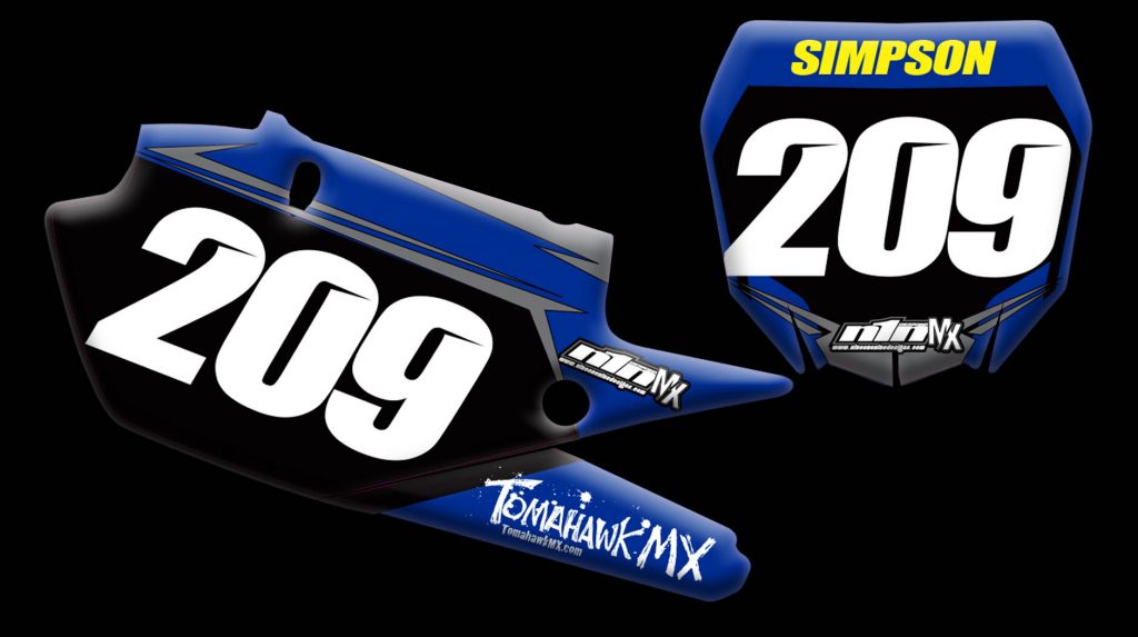 Yamaha 2020 Yz450f number plates