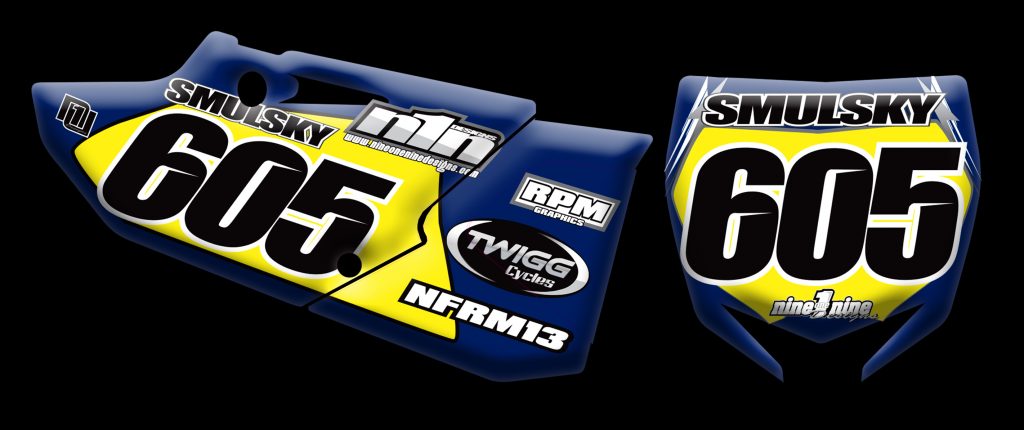 Yamaha 2017 Yz250 2 stroke number plates