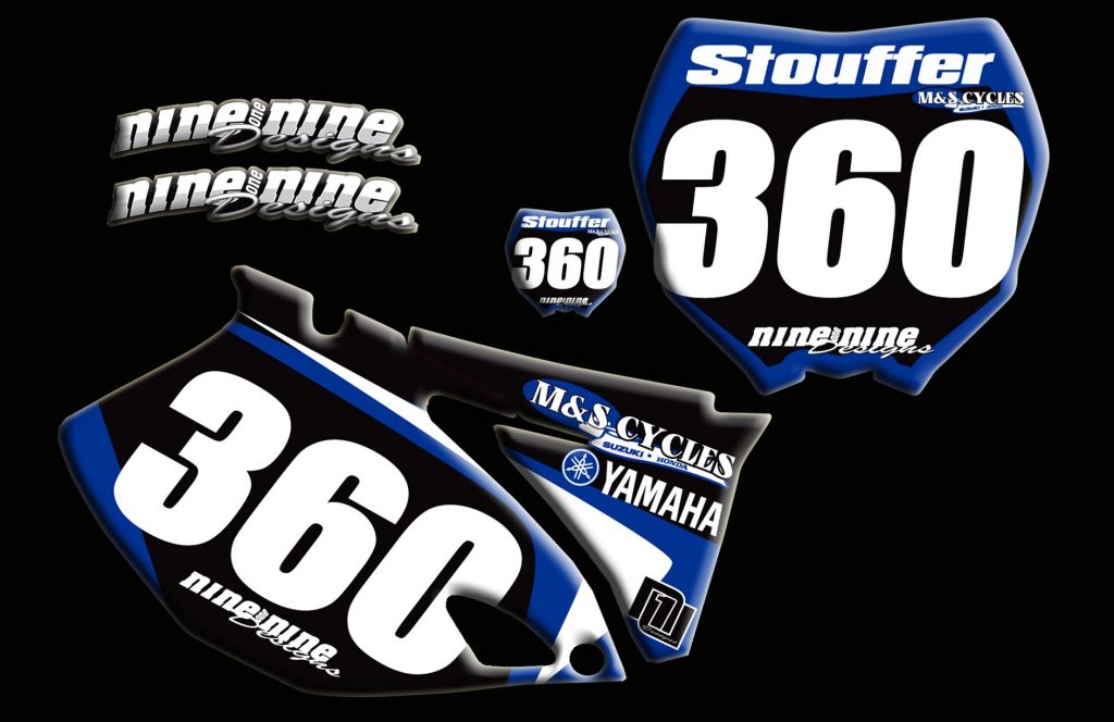 Yamaha 2006 Yz450f number plates