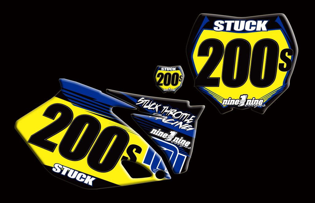 Yamaha 2011 Yz450f number plates