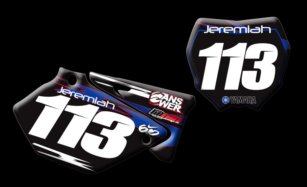 Yamaha 2014 Yz125 number plates